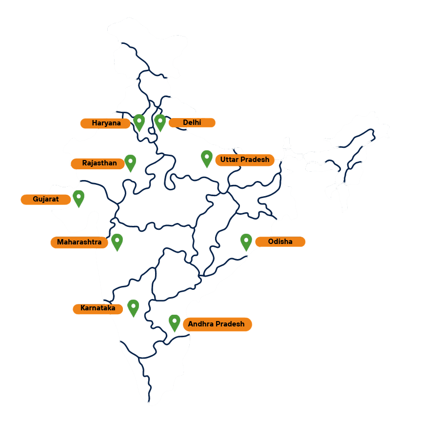 Prime Law Bharat - India Presence Map